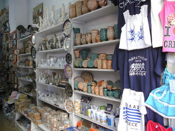 Shops in Crete