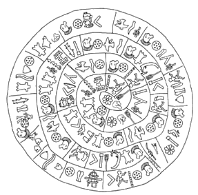 Sirius, Phaistos Disk