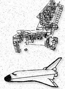 Hagia Triada Palace and Space Shuttle