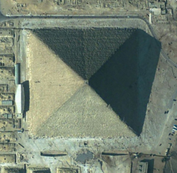 Great Pyramid from the top