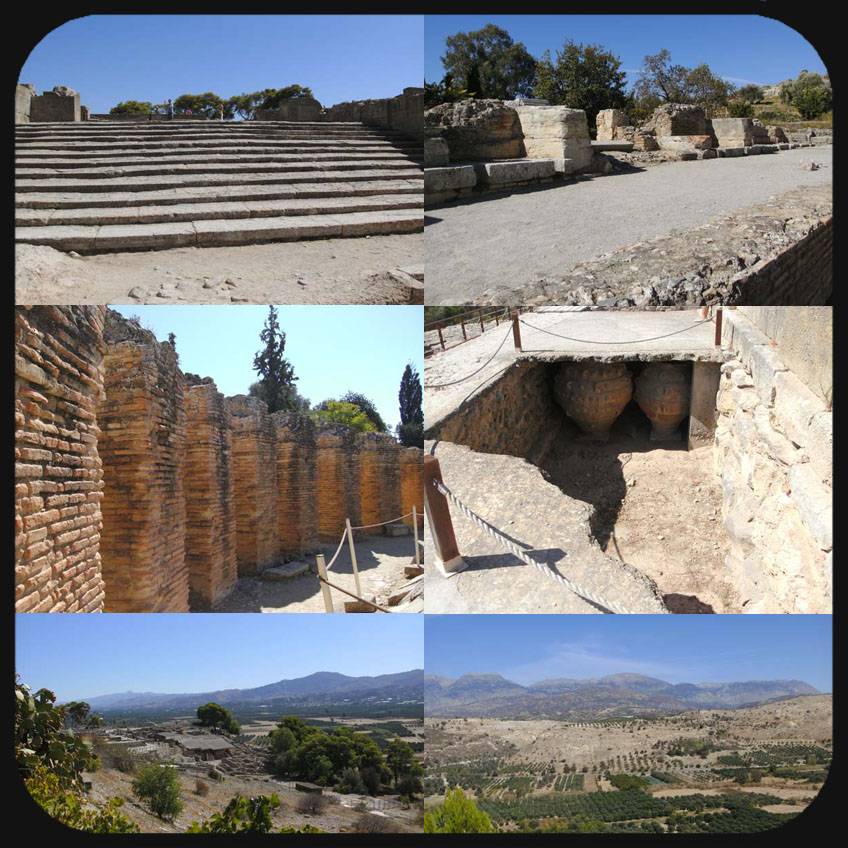 Ruins at Phaistos, Crete Ruins at Phaistos, Crete