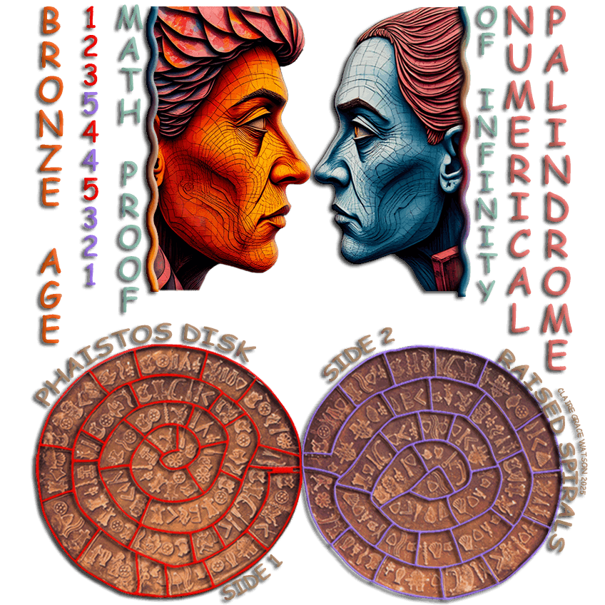 Phaistos Disk Numerical Palindrome