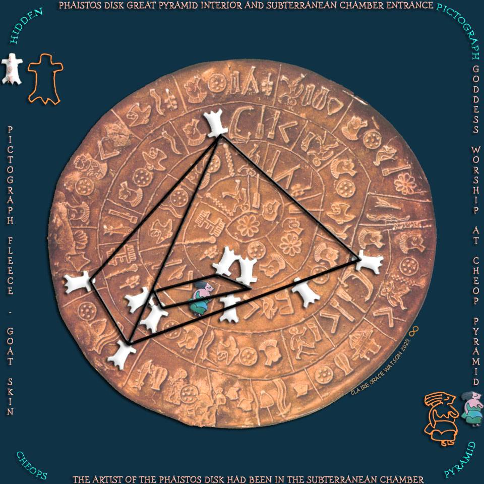 Phaistos Disk, Interior Great Pyramid